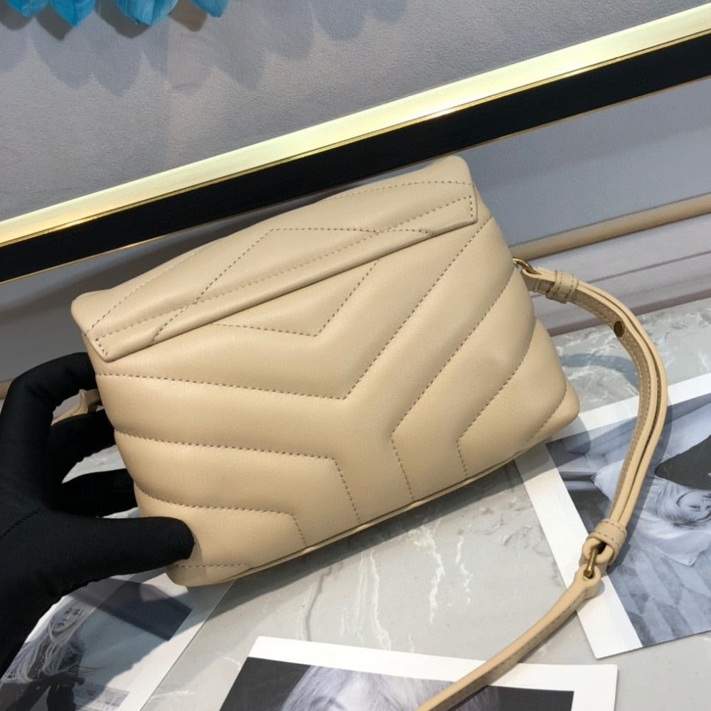Saint Laurent Toy Loulou Beige 20Cm 678401DV7072721