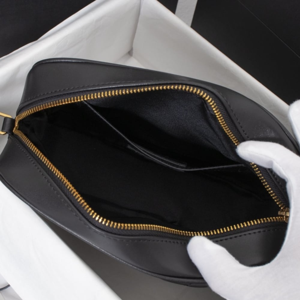 Saint Laurent Lou Camera Bag Black 23cm