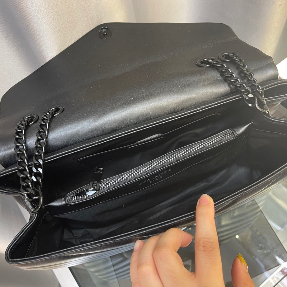 Saint Laurent Loulou Medium Black 32cm 574946dv7281000
