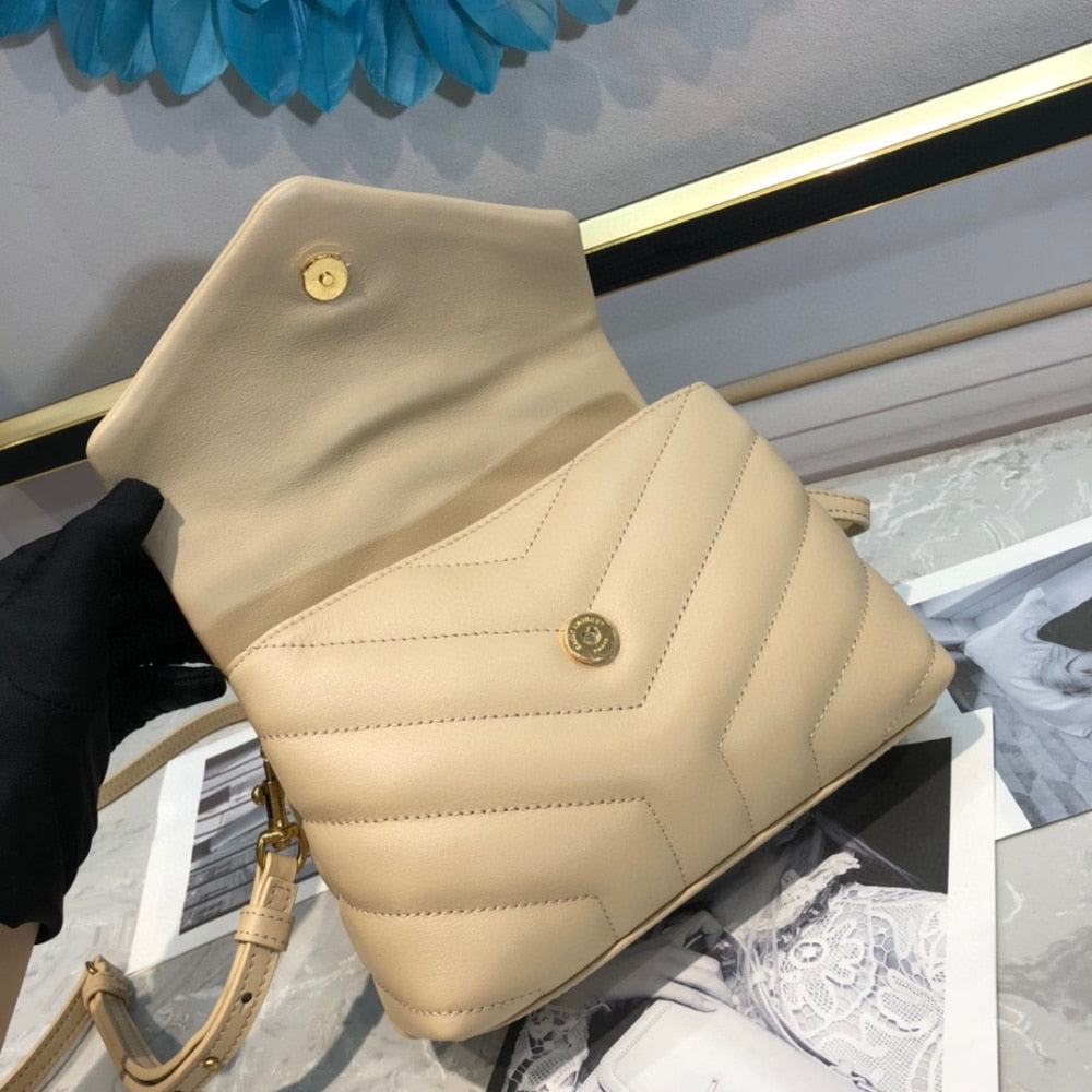 Saint Laurent Toy Loulou Beige 20Cm 678401DV7072721