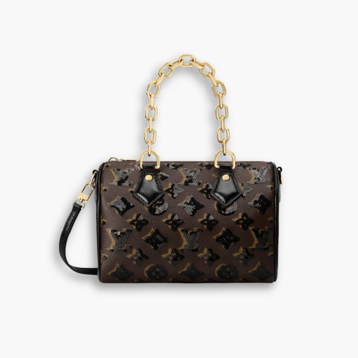 Louis Vuitton Speedy Bandouliere 20 Monogram Canvas Brown 20Cm M26314