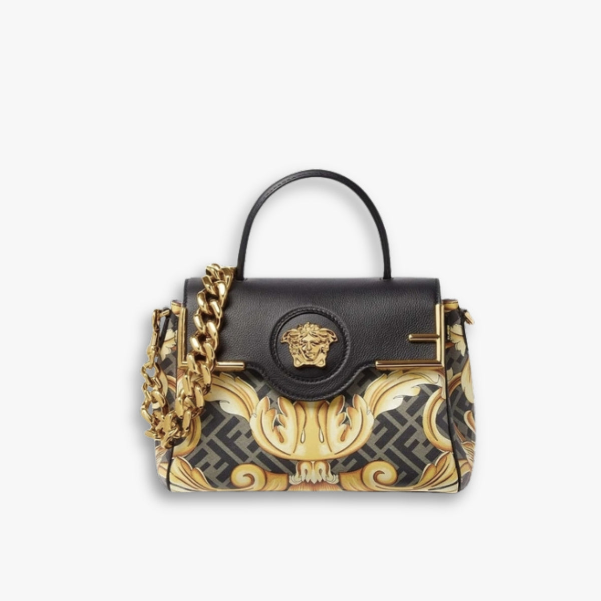 Versace x Fendi Fendace La Medusa Medium Bag 26cm