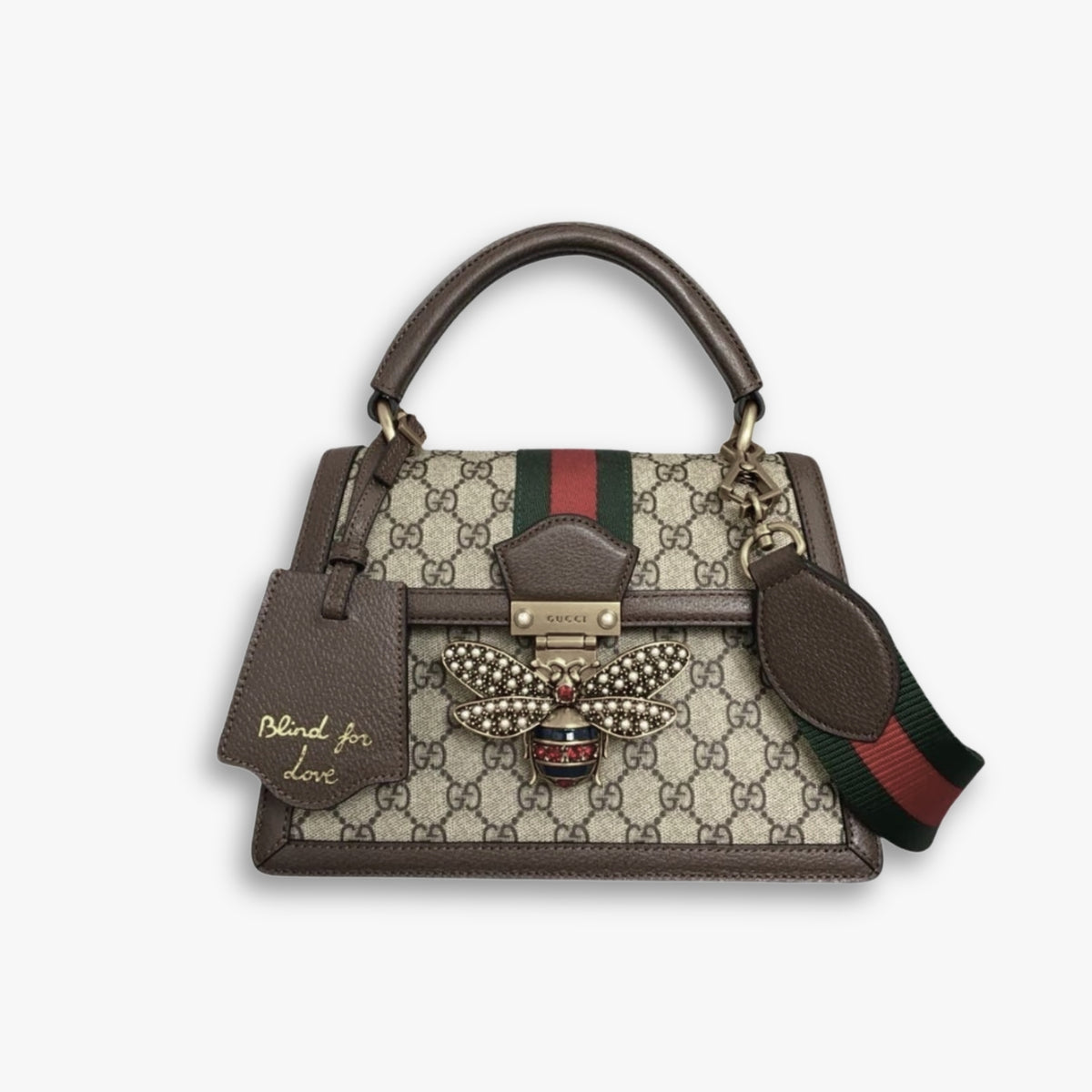 Gucci Queen Margaret GG Small Top Handle Bag White 25Cm 476541 9I6ST 9753
